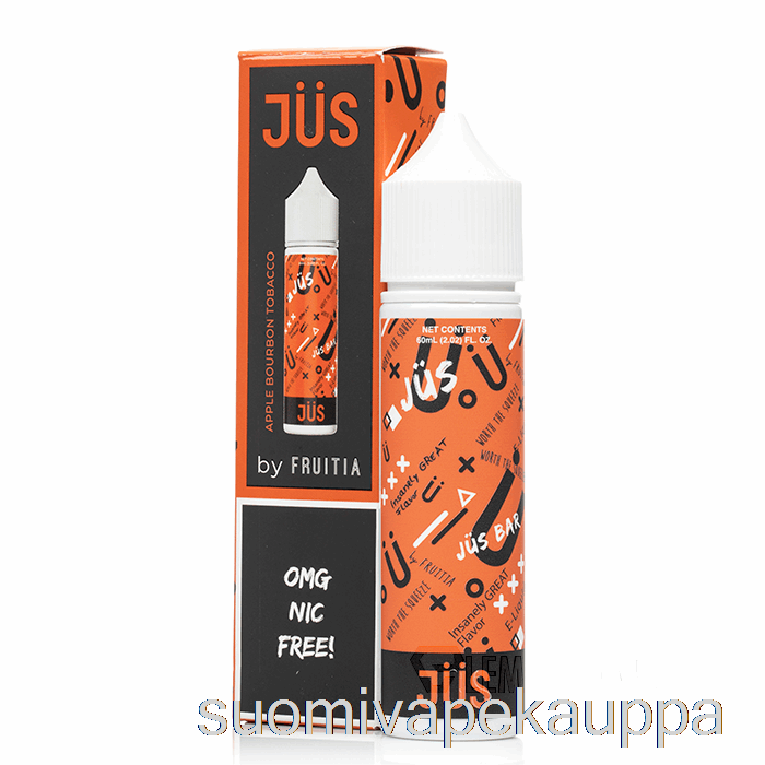 Vape Suomi Omena Bourbon Tupakka - Jus E-neste - 60ml 6mg